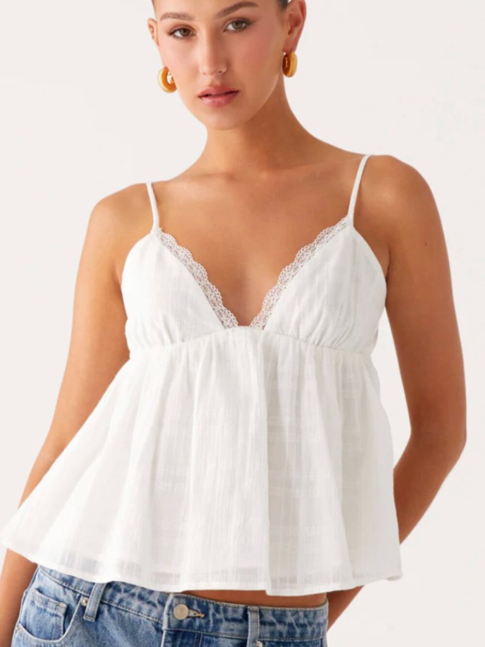 Peppermayo Obliviate Cami Top - White, NWT, XS